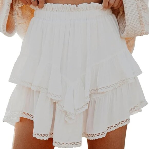 Dresses & Skirts - White Mini Skirt